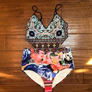 BNWT Clover Canyon One Piece Swimsuit